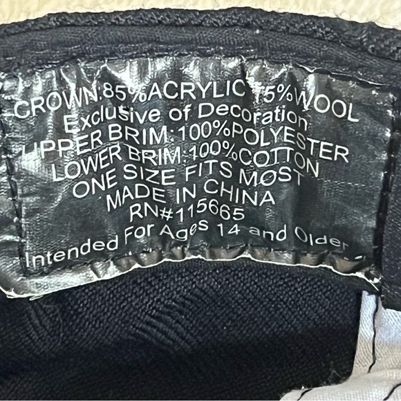 Lucasfilm's "Star Wars" Adjustable Black Cap with Star Graphics on Brim - Picture 14 of 16